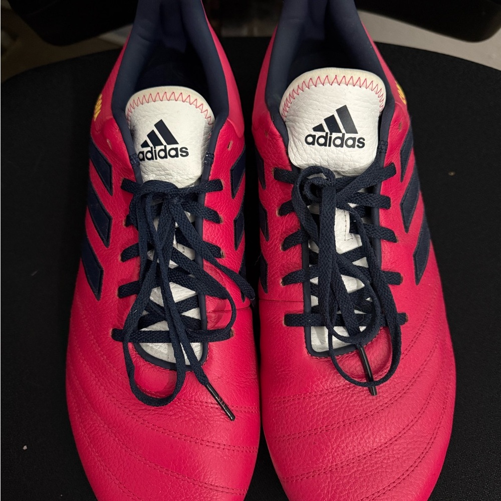 Adidas Men's Pink and Navy Athletic Shoes